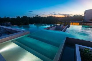 Jacuzzi private terrace in Gran Tulum apartment - 5