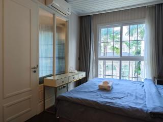 Grand Florida芭提雅带免费游泳池温泉和健身房和办公区水上花园公寓E208 - 2