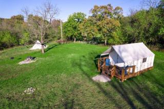 Fantastic Safari Tent Rental Ideal for Glamping in Missouri - 3