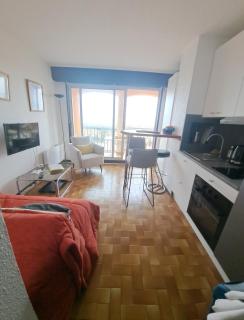 200 m village de Noël résidence calme parking studio 4 couchages vue mer magnifique - 0