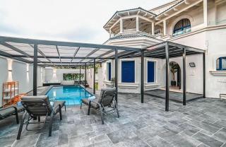 אחוזת סנטוריני - וילה מהממת עם בריכה וג'קוזי בעין יעקב - 8