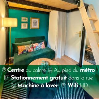 Rouen vue jardin - Proche gare et hypercentre - Parking rue gratuit - Internet fibre - machine à laver - Rouen - 9