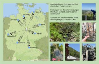 Waldtraum Schwimmbad Sauna Kinderbett wandern - 2