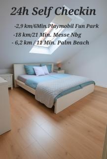 Apartment Katarina Oberasbach 24h Self Checkin mit Klimaanlage 6 Minuten von Playmobil Fun Park - 0