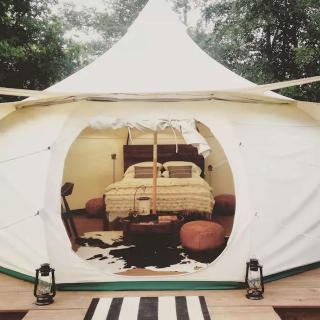 Charming Couples' Bell Tent Rental with Air Conditioning in Texas Hill Country - 7