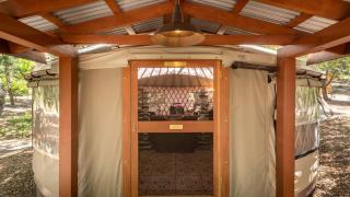 Tranquil Yurt Rental for Two with Soothing Interior on Ranch near San Luis Obispo - 3