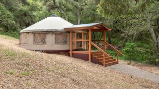 Chic Woodland Yurt Rental on a Wellness Ranch in Southern California - 0