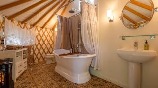 Chic Woodland Yurt Rental on a Wellness Ranch in Southern California - 5