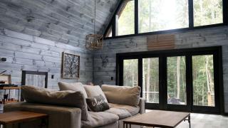 Romantic Escapes in this Stunning A-Frame in North Carolina with Access to a Private Hot Tub and Fire Pit - 9