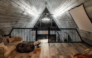 Romantic Escapes in this Stunning A-Frame in North Carolina with Access to a Private Hot Tub and Fire Pit - 3