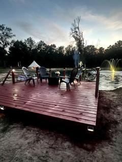 Rustic Bell Tent on a Texan Farm, Nestled in the Sam Houston National Forest, Perfect for a Weekend Getaway - 2