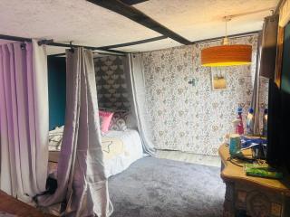 NEW RENOVATED FARM river view Cabin with wood burner pet friendly fire pit bbq - 4