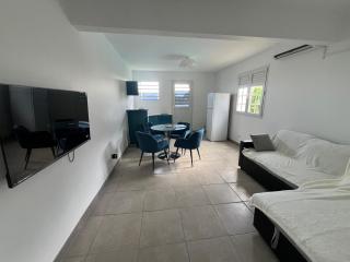 Bas de villa F2 neuf avec terrasse et piscine - 2