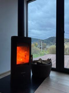 Domivka котедж із чаном-джакузі, каміном і кіно-зоною у Cлавську - 5