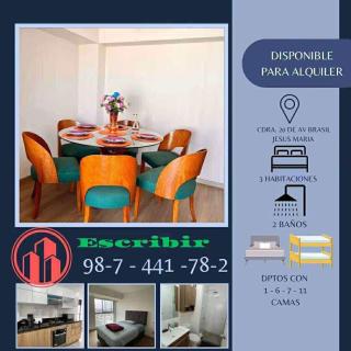 Habitación con cama matrimonial en dpto tipo roomie - Lima - 0