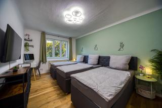 DresdenStay Modern 3 Schlafzimmer Balkon Kamin PS4 - 1