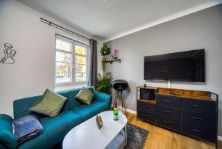 DresdenStay Modern 3 Schlafzimmer Balkon Kamin PS4 - 7