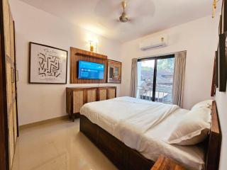 Assagao Luxe 1BHK Retreat - Pool, Fast Wi-Fi, Parking - Prime Location - 8