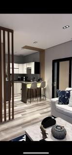 شقة أرضية مدخل خاص غرفتين نوم وصالة - 7