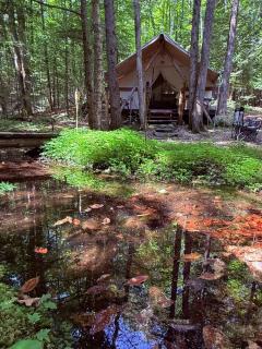 Rustic Safari Tent for a Unique Glamping Experience near Gore Mountain, New York - 1