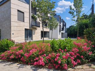 Lotusblüte Appartement in Hévíz mit Tiefgarage und Panoramaterrasse - 6