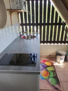 Studio confortable vue jardin au Diamant, 25 m² - 8