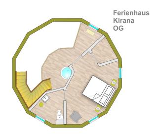 Kugelhaus Kirana - Ruhiges Naturdomizil in runder Bauweise am Waldrand des Tollensesees - 9
