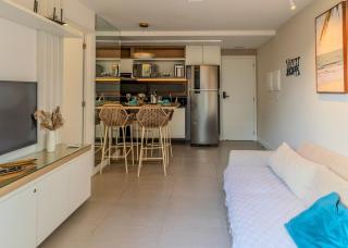 Flat pé na areia c/varanda Smart Bessa - 6