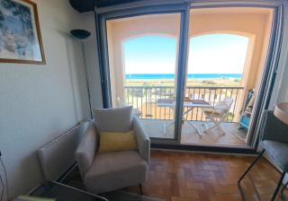 Tout proche village de Noël Barcarès accès plage direct studio vue mer exceptionnelle - 7