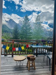 Le Refuge des Pecles, chalet avec vue Mont-Blanc - 0