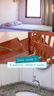 Casasveraneio casa top com 3 suítes com ar condicionado a 100 m da Praia - Barra de São Miguel, 7 minutos do gunga e 3 da praia bonita e conchas ! Área gourmet particular com churrasqueira , chuveirão !condomínio com muito verde,piscina de 10m! - 1