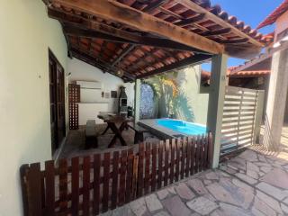 Casasveraneio casa top com 3 suítes com ar condicionado a 100 m da Praia - Barra de São Miguel, 7 minutos do gunga e 3 da praia bonita e conchas ! Área gourmet particular com churrasqueira , chuveirão !condomínio com muito verde,piscina de 10m! - 7