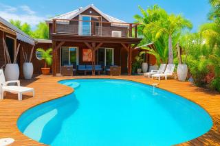 Villa CINTA piscine chauffée 100 m du lagon - 0