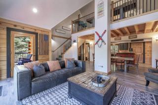 Le Vonde Chalet - Luxury log-style, Hot Tub, Game Room, Fire Pit, Walk to Slopes - 9