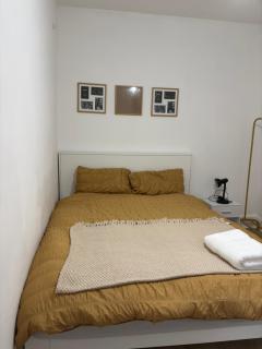 Cozy Minimalist bedroom with king sized bed - 5