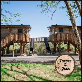 "Tarzan & Jane" Jungle-Themed Double Luxury Family Treehouse for 12 Near Dollywood & Pigeon Forge - 2