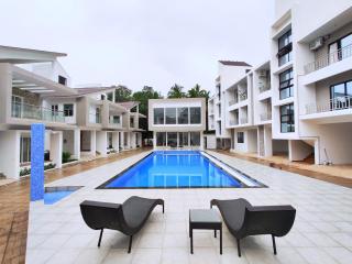 Assagao Valley View 1BHK Retreat with Pool, Free Wi-Fi & Parking - 0