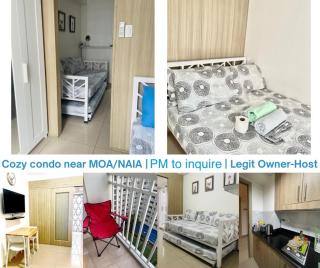 1 bedroom near MOA NAIA with parking slot included pls send valid ids of guests after booking - 0