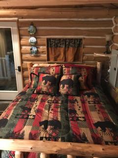Authentic Log Cabin Rental for a Family Camping Getaway near Chase Lake, New York - 1