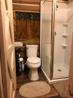 Authentic Log Cabin Rental for a Family Camping Getaway near Chase Lake, New York - 3