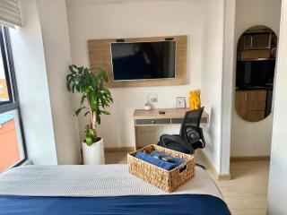 Loft/Apartaestudio Chapinero con piscina gym - 5