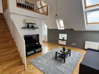 100qm, balcony, near center, Schönbrunn, attic - 4