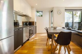 Ezra on Barkly Walk to St Kilda Beach and Luna Park - 9