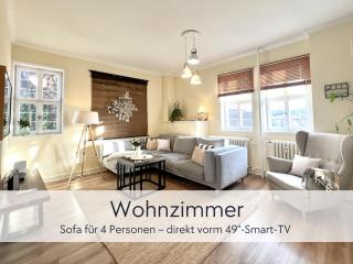 GRÄFIN ANNA - Design-Apartment mit 2 Schlafzimmer - in der historischen Hinterburg Schlitz - mit Aufzug, Parkplatz & Garten - nahe Fulda und Bad Hersfeld - 2