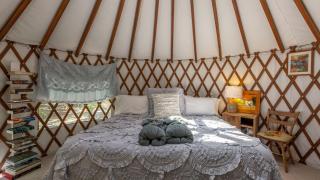 Cozy Romantic Yurt Rental in Woodlands near California Beach Town of Cayucos - 9
