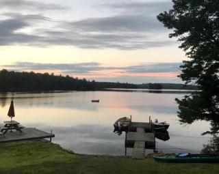 Waterfront Vacation Rental with Charming Wooden Interior near Mount Katahdin, Maine - 7