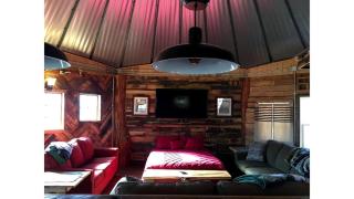 Rustic Octagon-Shaped Cabin for a Glamping Getaway near Huntington, West Virginia - 9