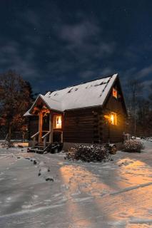 Cozy Log Cabin with an Indoor Fireplace Located on 70 Forested Acres in Leicester, Vermont - 2