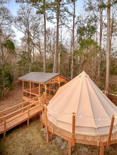 Coastal Escape in a North Carolina Bell Tent in Calabash - 8