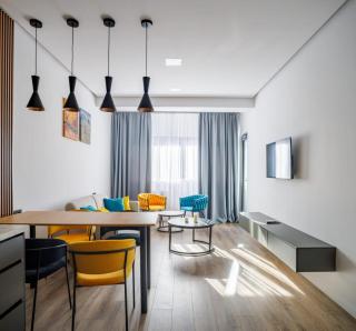 Новая стильная квартира у метро Арагвели - 7